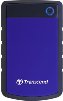 Зовнішній жорсткий диск Trancend 2TB 5400rpm 8MB StoreJet 2.5 H3В USB 3.0 Blue | Купити в інтернет магазині