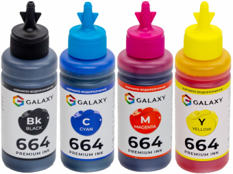 Комплект чернил GALAXY 664 для Epson (B/C/M/Y) 4x100ml