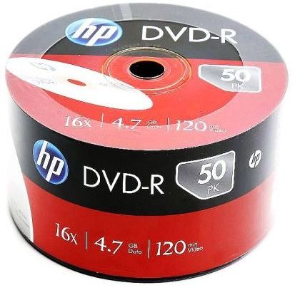 DVD-R Hewlet Packard 4,7Gb (bulk 50) 16x | Купити в інтернет магазині