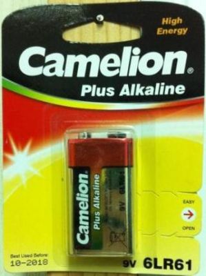 Батарейка Camelion 6F22 Alkaline Plus 9V Крона | Купити в інтернет магазині
