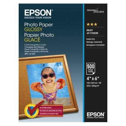 Epson 10x15 (500л) 200г/м2 глянсовий фотопапір | Купити в інтернет магазині