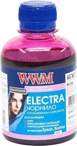 Чорнило WWM EU/LM Epson Electra (Light Magenta) 200ml | Купити в інтернет магазині