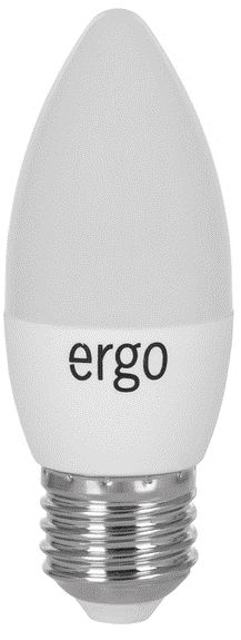 Світлодіодна LED лампа Ergo E27 5W 3000K, C37 (теплий) | Купити в інтернет магазині